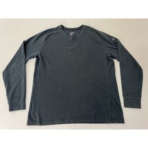 Arc'teryx Shirt Mens XL Gray Sirrus LS Henley Long Sleeve Stretch‎ Hiking Top